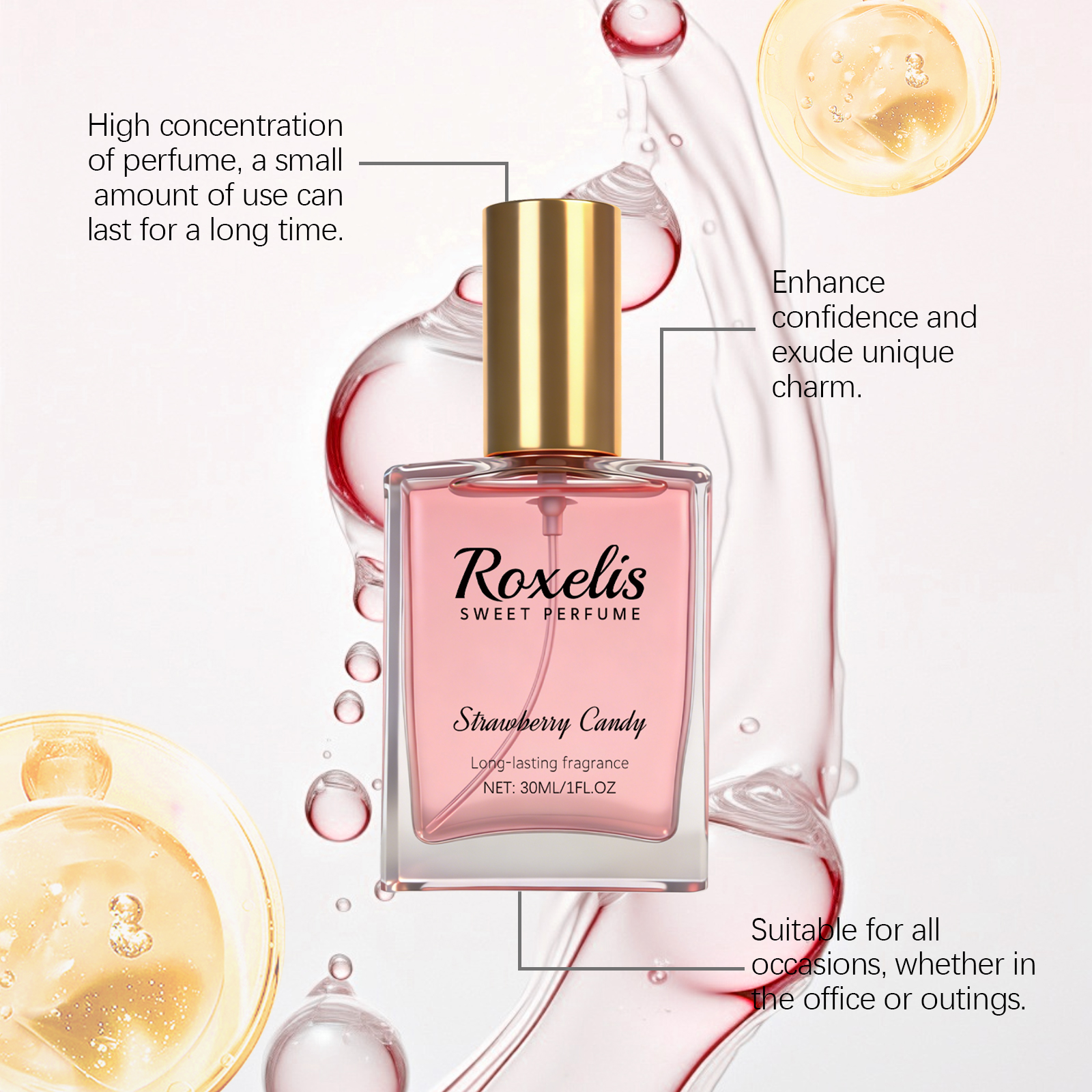 Strawberry Candy Sweet Fragran - огляд і ціна Fragrance Perfume Spray