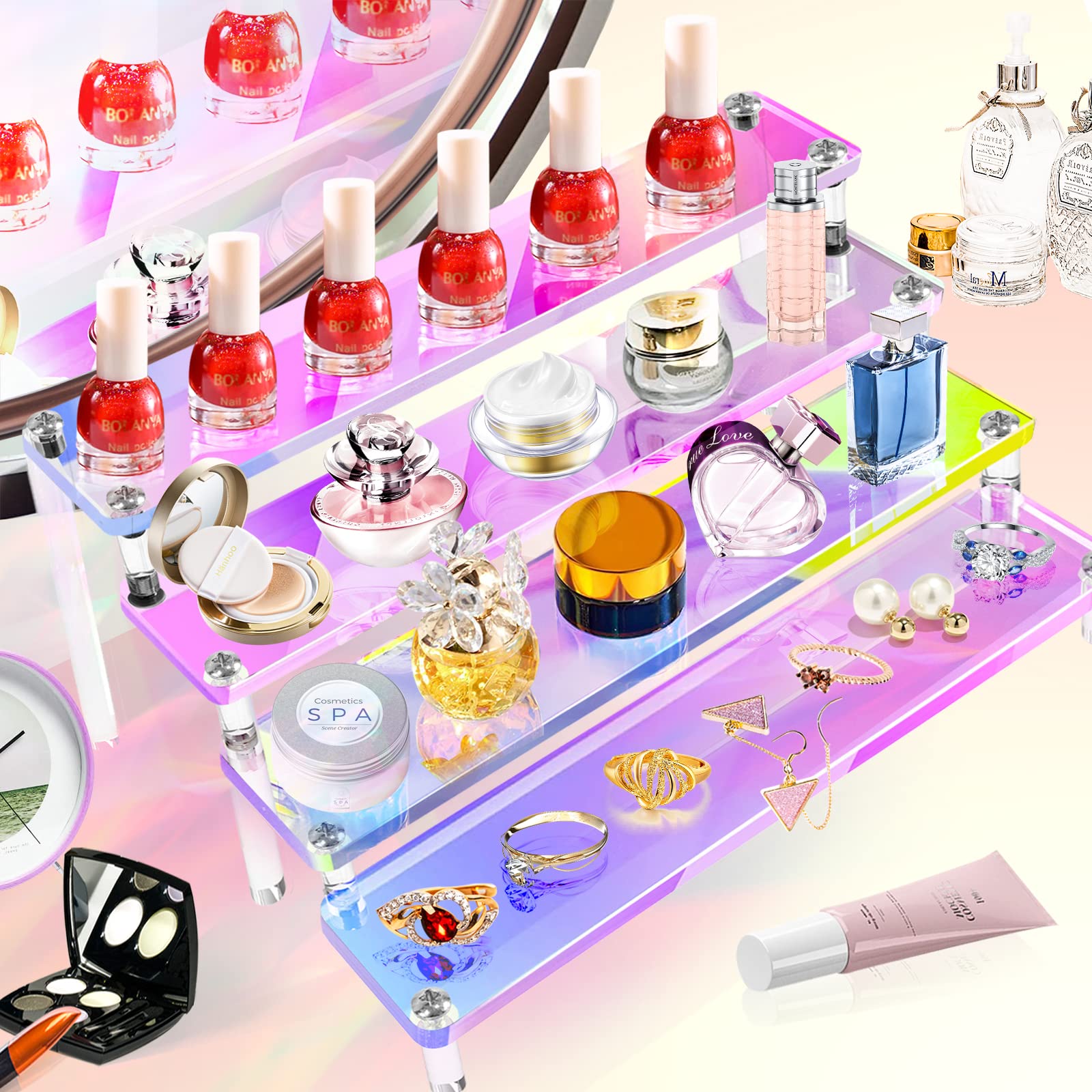1-5 Tier Iridescent Acrylic Di - огляд і ціна Perfume Villa Fragrance