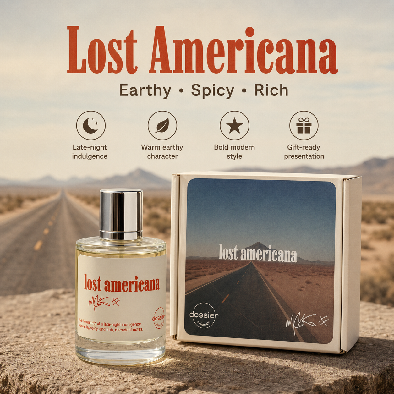 Dossier Originals - Lost Ameri - огляд і ціна Fragrance Perfume Spray