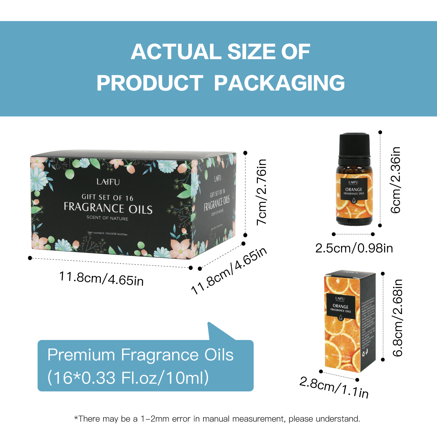 16x10ml Essential Oils Set for - огляд і ціна Perfume Villa Fragrance
