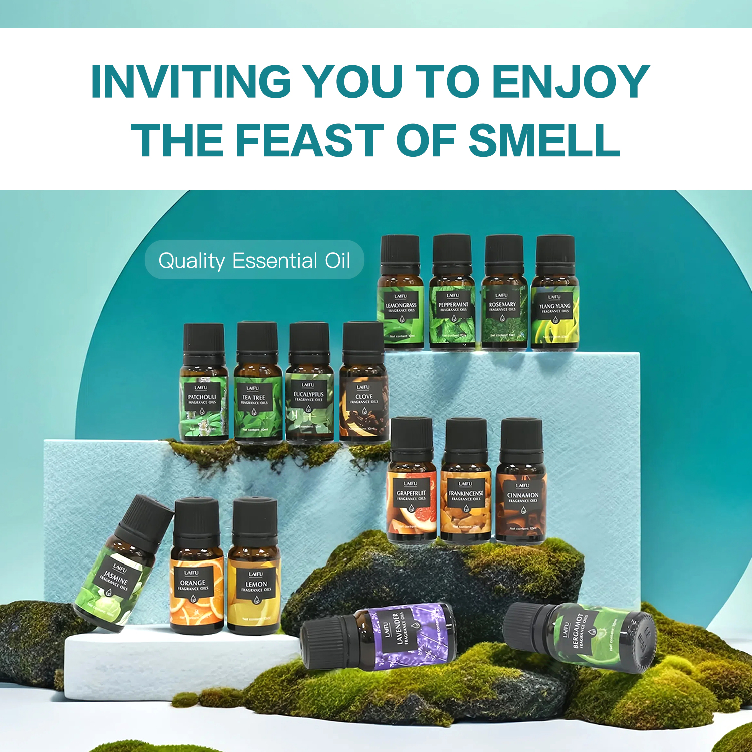16x10ml Essential Oils Set for - огляд і ціна Perfume Villa Fragrance