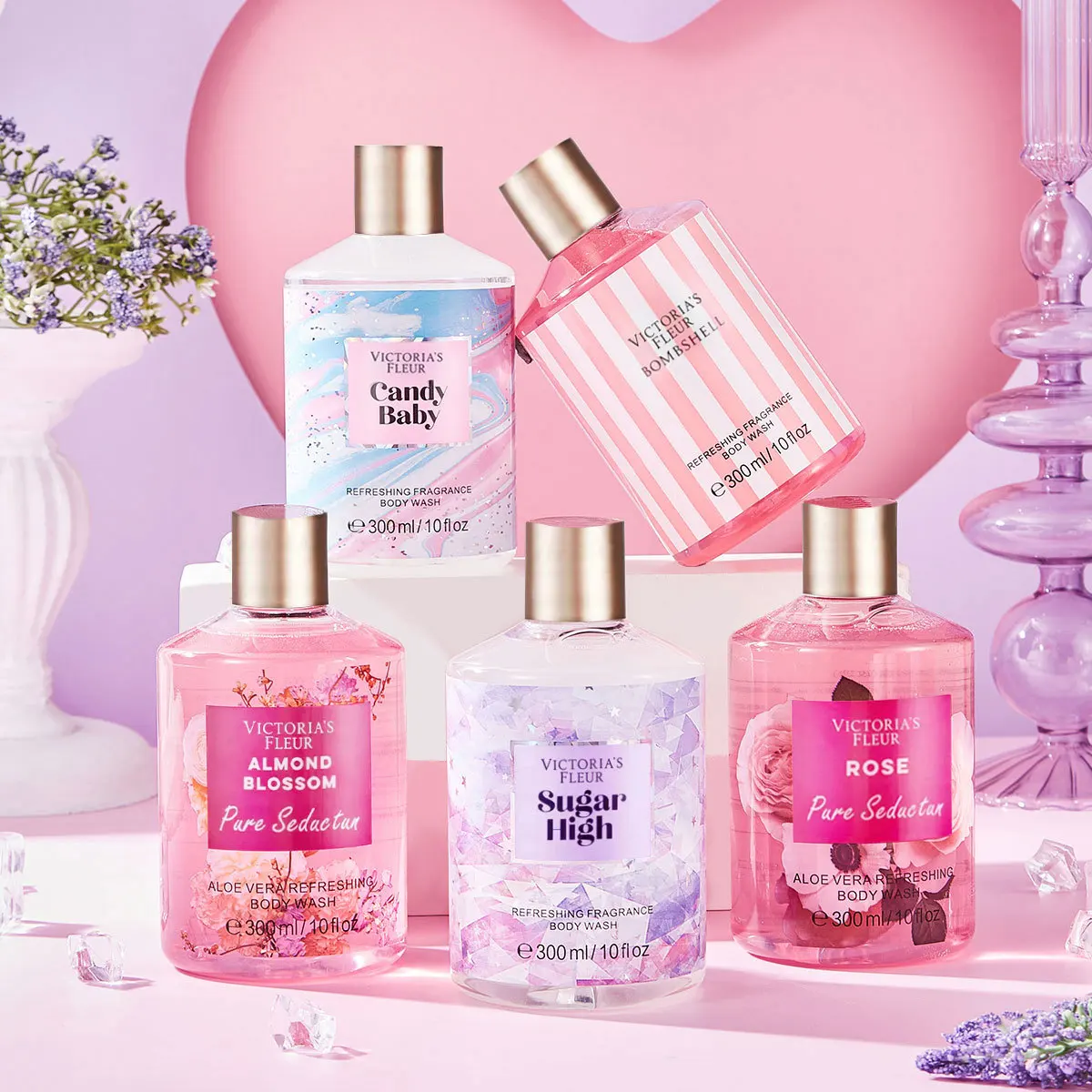 300ml Fragrant Shower Gel Velv - огляд і ціна Perfume Fragrance Body Wash