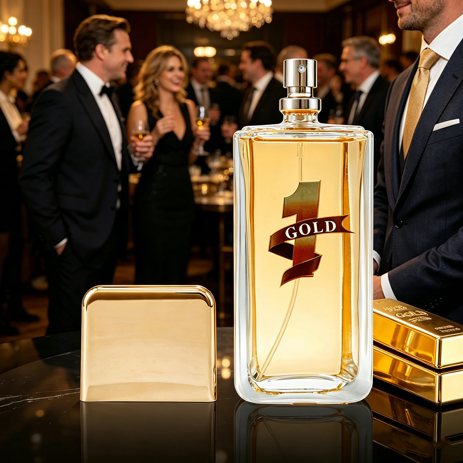 1 GOLD 100ml Men's Perfume EDP - огляд і ціна Perfume Fragrance Bottle